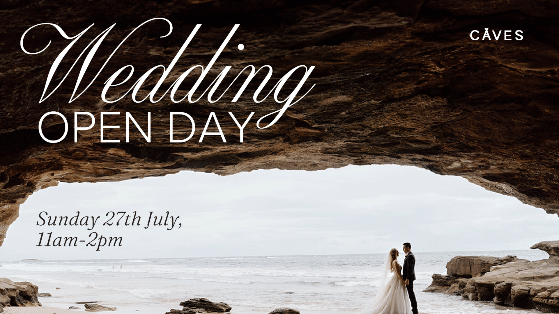 Caves Wedding Showcase Facebook Banner